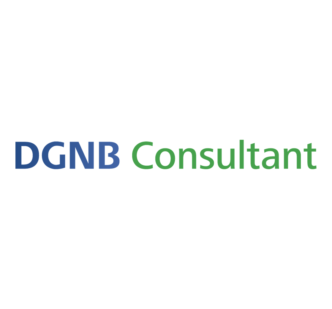 Logo für die Zertifizierung von DGNB Deutsche Gesellschaft für Nachhaltiges Bauen
