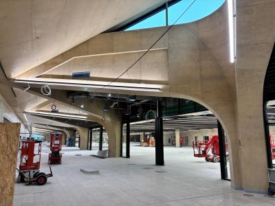 Baustelle Terminal 3 Sicherherheitskontrolle Flughafen Frankfurt