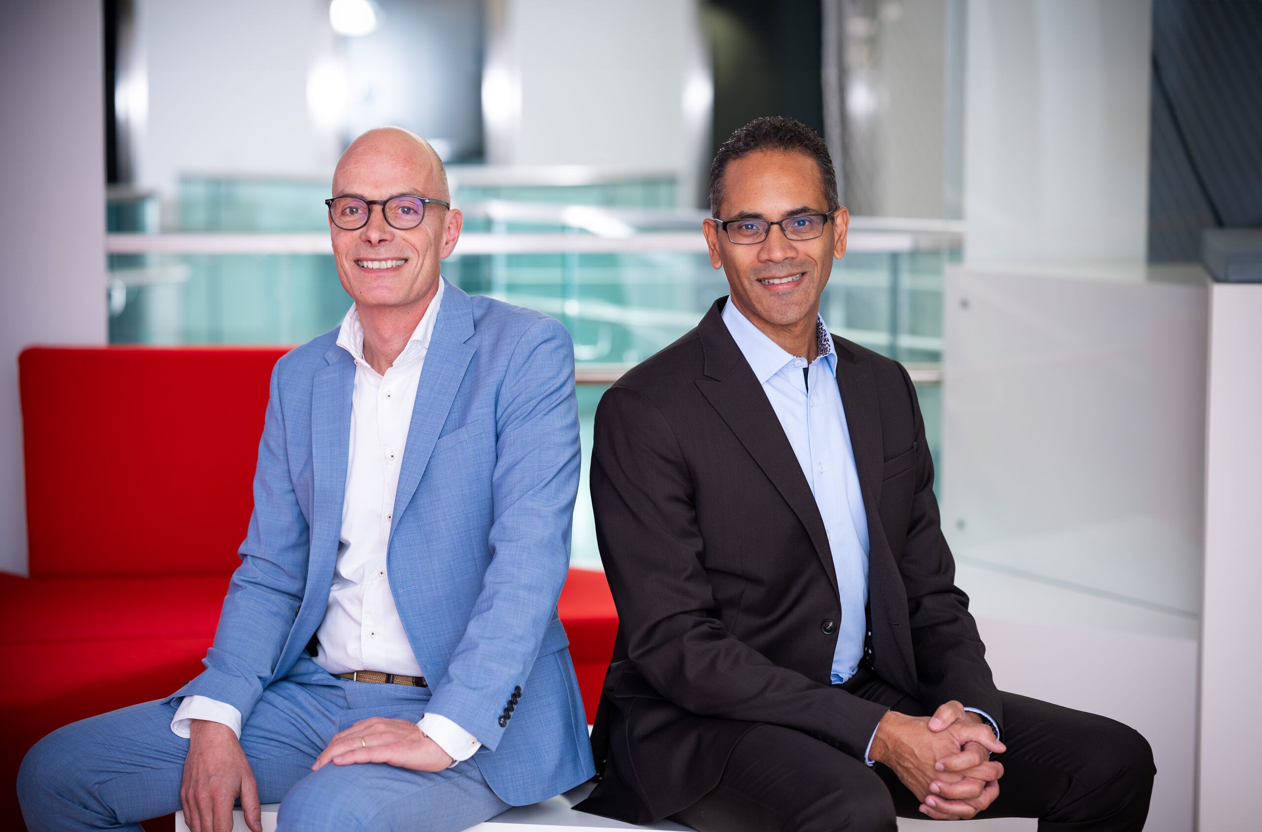 Andreas Klein und Huascar Rodriguez, Geschäftsführer von LOGO InfraConsult