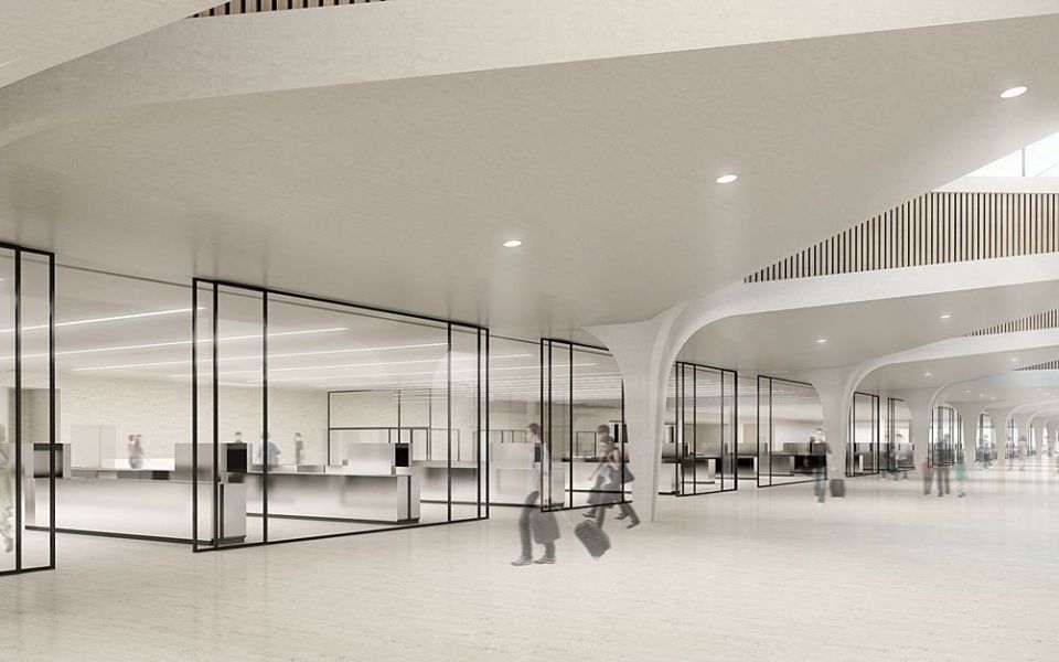 Neukonzeption Sicherheitskontrolle Terminal 3 Flughafen Frankfurt