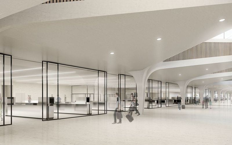 Neukonzeption Sicherheitskontrolle Terminal 3 Flughafen Frankfurt