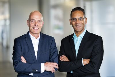 Andreas Klein und Huascar Rodriguez, Geschäftsführer von LOGO InfraConsult