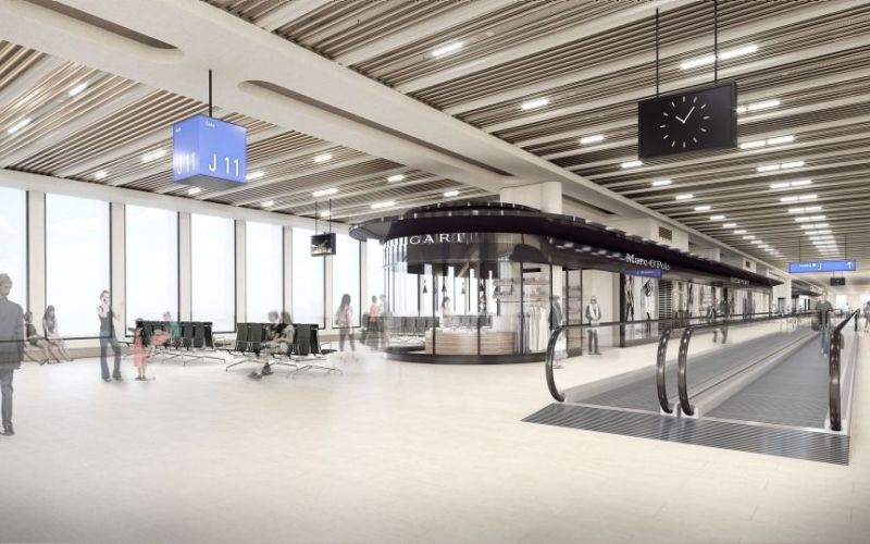 Gatebereich Flughafen Frankfurt Terminal 3