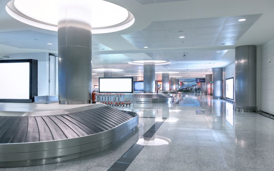 Gepäckausgebabehalle Flughafen Frankfurt