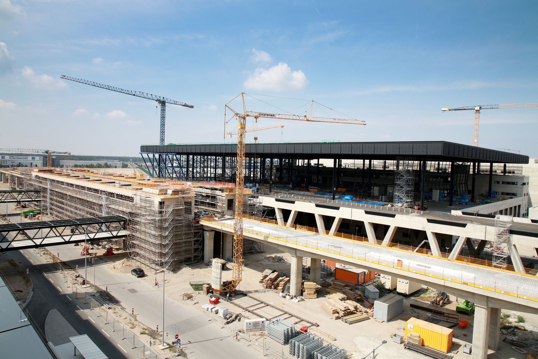 Baustelle des Terminals 3 Flughafen Frankfurt