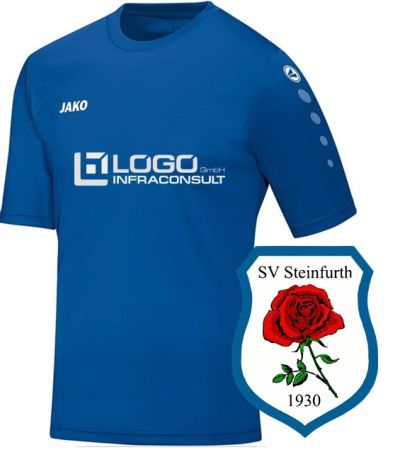 SV Steinfurth Trikot mit LOGO InfraConsult als Sponsor