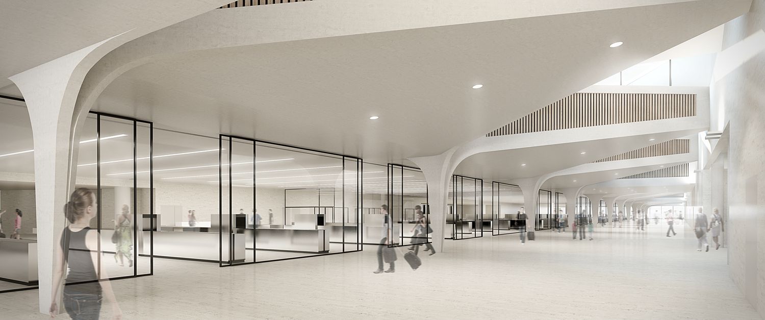 Fra Building FRA T3 New Concept for Security Checks