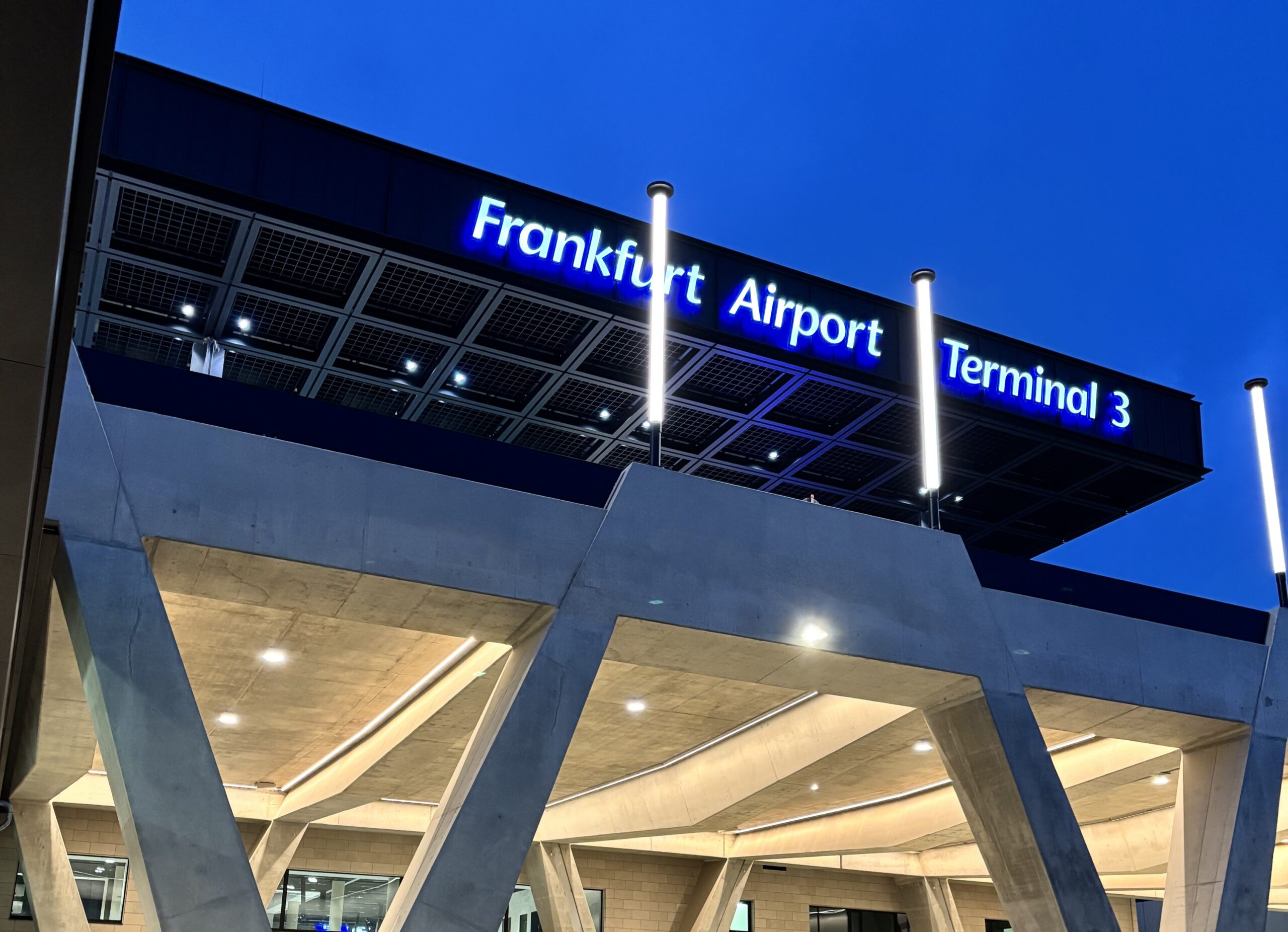 Ansicht Terminal 3, Flughafen Frankfurt