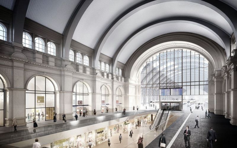 Visualierung Frankfurt Hauptbahnhof